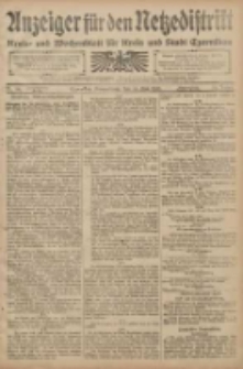 Anzeiger für den Netzedistrikt Kreis- und Wochenblatt für den Kreis und Stadt Czarnikau 1908.05.14 Jg.56 Nr58