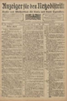 Anzeiger für den Netzedistrikt Kreis- und Wochenblatt für den Kreis und Stadt Czarnikau 1908.05.16 Jg.56 Nr59