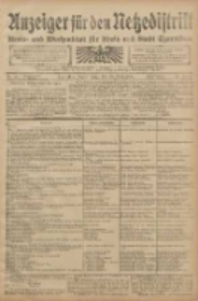 Anzeiger für den Netzedistrikt Kreis- und Wochenblatt für den Kreis und Stadt Czarnikau 1908.05.28 Jg.56 Nr65