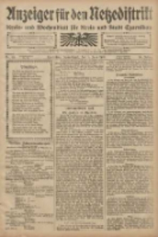 Anzeiger für den Netzedistrikt Kreis- und Wochenblatt für den Kreis und Stadt Czarnikau 1908.06.06 Jg.56 Nr69