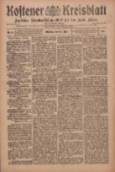 Kostener Kreisblatt: amtliches Veröffentlichungsblatt für den Kreis Kosten 1910.03.22 Jg.45 Nr34