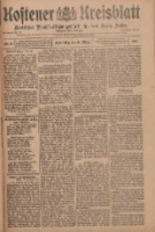 Kostener Kreisblatt: amtliches Ver&ouml;ffentlichungsblatt f&uuml;r den Kreis Kosten 1910.03.24 Jg.45 Nr35
