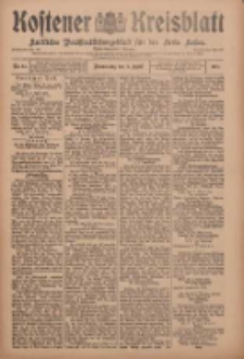 Kostener Kreisblatt: amtliches Veröffentlichungsblatt für den Kreis Kosten 1910.04.07 Jg.45 Nr41