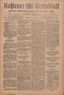 Kostener Kreisblatt: amtliches Veröffentlichungsblatt für den Kreis Kosten 1910.04.12 Jg.45 Nr43
