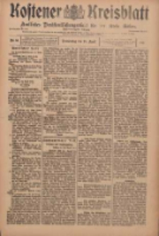 Kostener Kreisblatt: amtliches Ver&ouml;ffentlichungsblatt f&uuml;r den Kreis Kosten 1910.04.28 Jg.45 Nr50