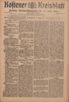 Kostener Kreisblatt: amtliches Veröffentlichungsblatt für den Kreis Kosten 1910.04.28 Jg.45 Nr50