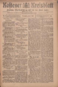 Kostener Kreisblatt: amtliches Ver&ouml;ffentlichungsblatt f&uuml;r den Kreis Kosten 1910.05.05 Jg.45 Nr53