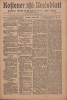 Kostener Kreisblatt: amtliches Veröffentlichungsblatt für den Kreis Kosten 1910.05.26 Jg.45 Nr62