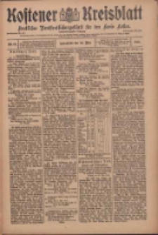 Kostener Kreisblatt: amtliches Veröffentlichungsblatt für den Kreis Kosten 1910.05.28 Jg.45 Nr63
