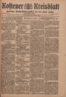 Kostener Kreisblatt: amtliches Veröffentlichungsblatt für den Kreis Kosten 1910.06.09 Jg.45 Nr68