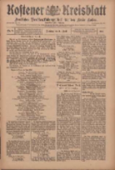 Kostener Kreisblatt: amtliches Veröffentlichungsblatt für den Kreis Kosten 1910.06.14 Jg.45 Nr70