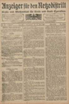 Anzeiger f&uuml;r den Netzedistrikt Kreis- und Wochenblatt f&uuml;r den Kreis und Stadt Czarnikau 1908.06.20 Jg.56 Nr75