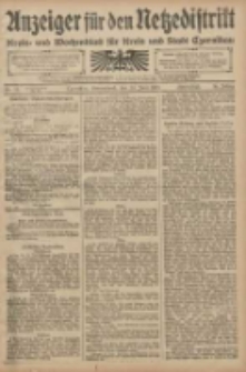 Anzeiger für den Netzedistrikt Kreis- und Wochenblatt für den Kreis und Stadt Czarnikau 1908.06.20 Jg.56 Nr75