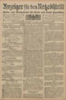 Anzeiger f&uuml;r den Netzedistrikt Kreis- und Wochenblatt f&uuml;r den Kreis und Stadt Czarnikau 1908.06.23 Jg.56 Nr76