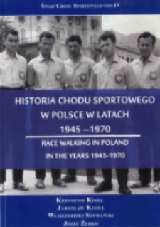 Historia chodu sportowego w Polsce w latach 1945-1970