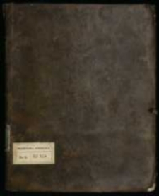Manuskrypt przezemnie [...] spisany 1769