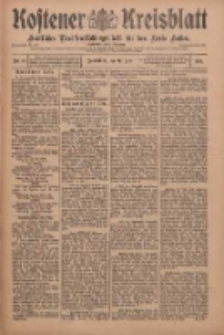 Kostener Kreisblatt: amtliches Veröffentlichungsblatt für den Kreis Kosten 1910.07.16 Jg.45 Nr84