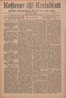 Kostener Kreisblatt: amtliches Ver&ouml;ffentlichungsblatt f&uuml;r den Kreis Kosten 1910.07.19 Jg.45 Nr85