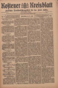 Kostener Kreisblatt: amtliches Ver&ouml;ffentlichungsblatt f&uuml;r den Kreis Kosten 1910.07.21 Jg.45 Nr86