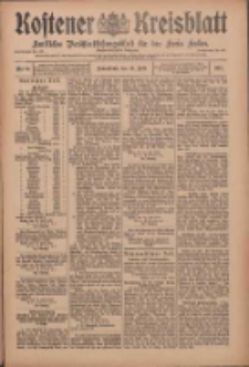 Kostener Kreisblatt: amtliches Ver&ouml;ffentlichungsblatt f&uuml;r den Kreis Kosten 1910.07.23 Jg.45 Nr87