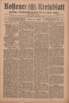 Kostener Kreisblatt: amtliches Ver&ouml;ffentlichungsblatt f&uuml;r den Kreis Kosten 1910.08.02 Jg.45 Nr91