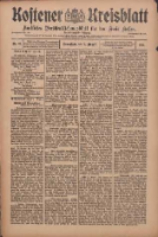 Kostener Kreisblatt: amtliches Ver&ouml;ffentlichungsblatt f&uuml;r den Kreis Kosten 1910.08.06 Jg.45 Nr93