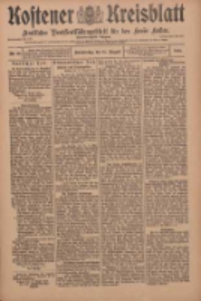 Kostener Kreisblatt: amtliches Ver&ouml;ffentlichungsblatt f&uuml;r den Kreis Kosten 1910.08.11 Jg.45 Nr95