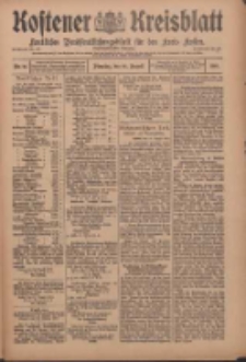 Kostener Kreisblatt: amtliches Veröffentlichungsblatt für den Kreis Kosten 1910.08.16 Jg.45 Nr97