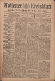 Kostener Kreisblatt: amtliches Veröffentlichungsblatt für den Kreis Kosten 1910.08.18 Jg.45 Nr98