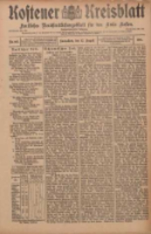 Kostener Kreisblatt: amtliches Ver&ouml;ffentlichungsblatt f&uuml;r den Kreis Kosten 1910.08.27 Jg.45 Nr102