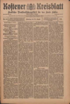 Kostener Kreisblatt: amtliches Veröffentlichungsblatt für den Kreis Kosten 1910.08.30 Jg.45 Nr103