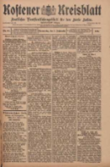 Kostener Kreisblatt: amtliches Ver&ouml;ffentlichungsblatt f&uuml;r den Kreis Kosten 1910.09.01 Jg.45 Nr104