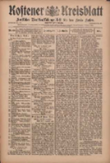 Kostener Kreisblatt: amtliches Ver&ouml;ffentlichungsblatt f&uuml;r den Kreis Kosten 1910.09.06 Jg.45 Nr106