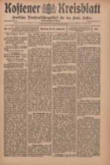 Kostener Kreisblatt: amtliches Ver&ouml;ffentlichungsblatt f&uuml;r den Kreis Kosten 1910.09.20 Jg.45 Nr112