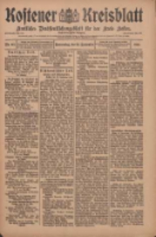 Kostener Kreisblatt: amtliches Veröffentlichungsblatt für den Kreis Kosten 1910.09.22 Jg.45 Nr113