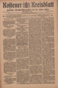 Kostener Kreisblatt: amtliches Ver&ouml;ffentlichungsblatt f&uuml;r den Kreis Kosten 1910.09.24 Jg.45 Nr114