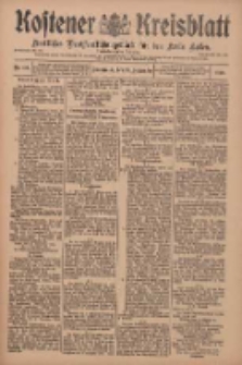 Kostener Kreisblatt: amtliches Ver&ouml;ffentlichungsblatt f&uuml;r den Kreis Kosten 1910.09.29 Jg.45 Nr116