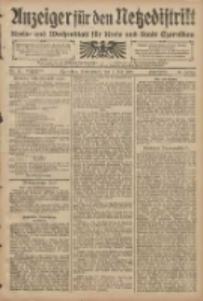 Anzeiger f&uuml;r den Netzedistrikt Kreis- und Wochenblatt f&uuml;r den Kreis und Stadt Czarnikau 1908.07.04 Jg.56 Nr81