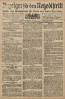 Anzeiger f&uuml;r den Netzedistrikt Kreis- und Wochenblatt f&uuml;r den Kreis und Stadt Czarnikau 1908.07.07 Jg.56 Nr82