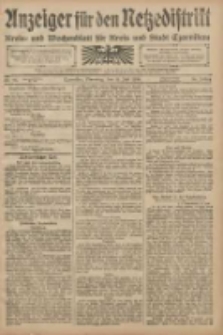 Anzeiger f&uuml;r den Netzedistrikt Kreis- und Wochenblatt f&uuml;r den Kreis und Stadt Czarnikau 1908.07.14 Jg.56 Nr85