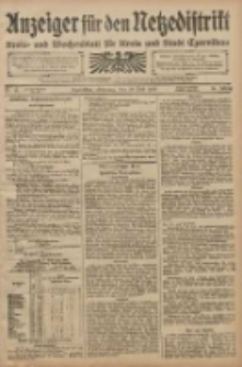Anzeiger f&uuml;r den Netzedistrikt Kreis- und Wochenblatt f&uuml;r den Kreis und Stadt Czarnikau 1908.07.28 Jg.56 Nr91