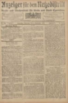 Anzeiger f&uuml;r den Netzedistrikt Kreis- und Wochenblatt f&uuml;r den Kreis und Stadt Czarnikau 1908.09.08 Jg.56 Nr109