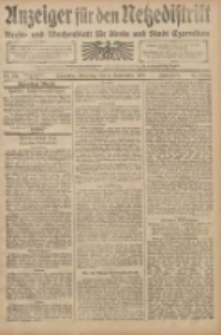 Anzeiger für den Netzedistrikt Kreis- und Wochenblatt für den Kreis und Stadt Czarnikau 1908.09.08 Jg.56 Nr109