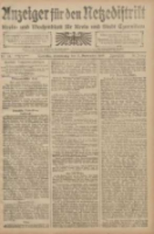 Anzeiger f&uuml;r den Netzedistrikt Kreis- und Wochenblatt f&uuml;r den Kreis und Stadt Czarnikau 1908.09.17 Jg.56 Nr113