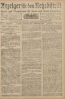 Anzeiger für den Netzedistrikt Kreis- und Wochenblatt für den Kreis und Stadt Czarnikau 1908.09.17 Jg.56 Nr113