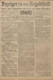 Anzeiger für den Netzedistrikt Kreis- und Wochenblatt für den Kreis und Stadt Czarnikau 1908.09.24 Jg.56 Nr116