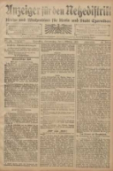 Anzeiger f&uuml;r den Netzedistrikt Kreis- und Wochenblatt f&uuml;r den Kreis und Stadt Czarnikau Jg.56 Nr119