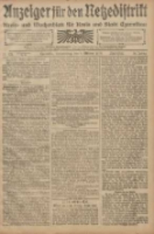 Anzeiger f&uuml;r den Netzedistrikt Kreis- und Wochenblatt f&uuml;r den Kreis und Stadt Czarnikau 1908.10.08 Jg.56 Nr122