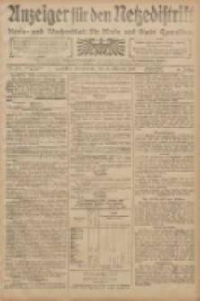 Anzeiger f&uuml;r den Netzedistrikt Kreis- und Wochenblatt f&uuml;r den Kreis und Stadt Czarnikau 1908.10.10 Jg.56 Nr123