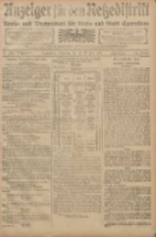 Anzeiger f&uuml;r den Netzedistrikt Kreis- und Wochenblatt f&uuml;r den Kreis und Stadt Czarnikau 1908.10.13 Jg.56 Nr124